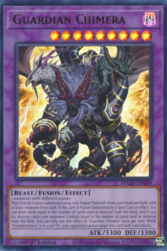 Guardian Chimera - MAZE-EN049 - Ultra Rare 1st Edition