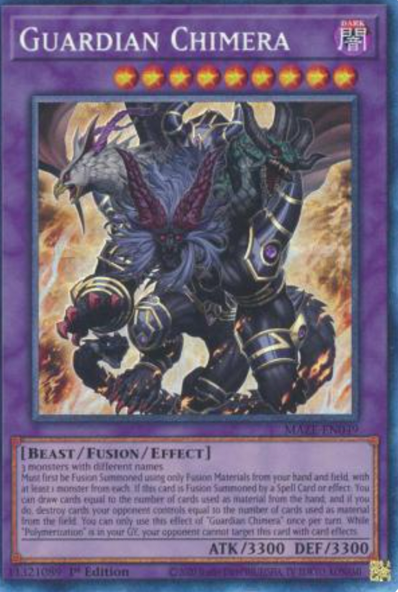 Guardian Chimera - MAZE-EN049 - Collector's Rare 1st Edition
