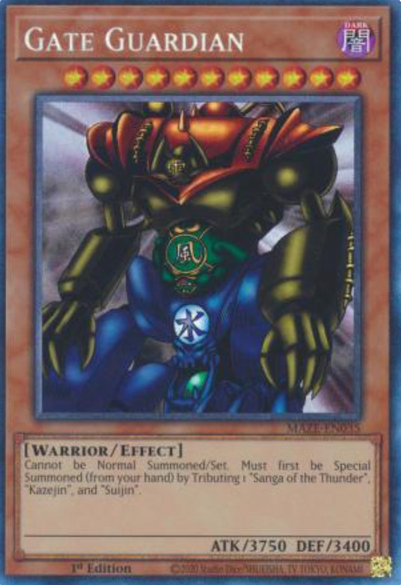 Gate Guardian - MAZE-EN035 - Collector's Rare 1st Edition