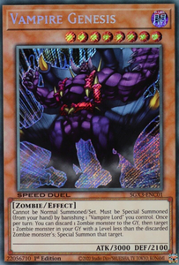 Vampire Genesis - SGX3-ENC01 - Secret Rare 1st Edition