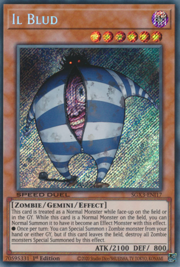 Il Blud - SGX3-ENI17 - Secret Rare 1st Edition
