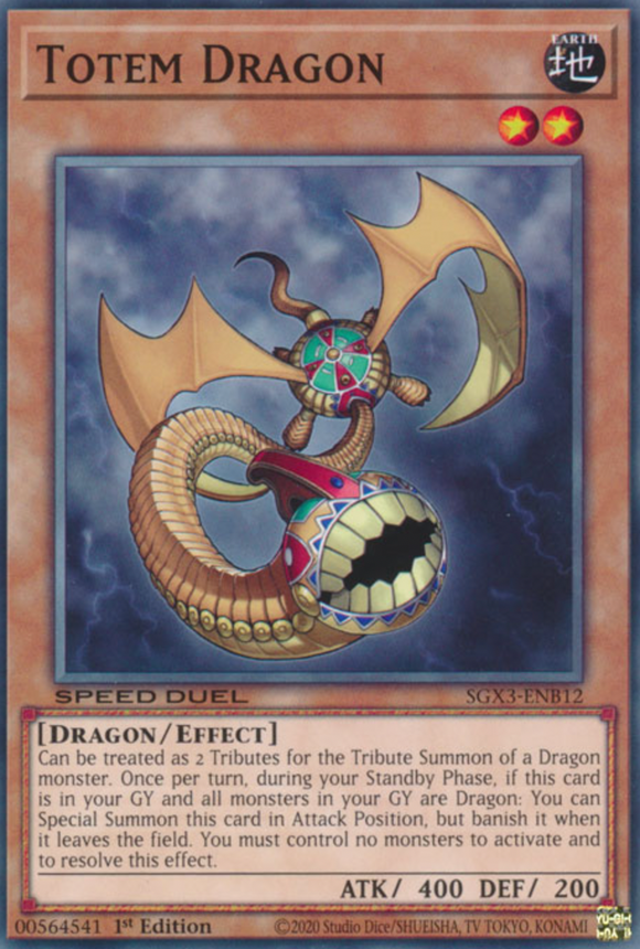 Totem Dragon - SGX3-ENB12 - Common 1st Edition