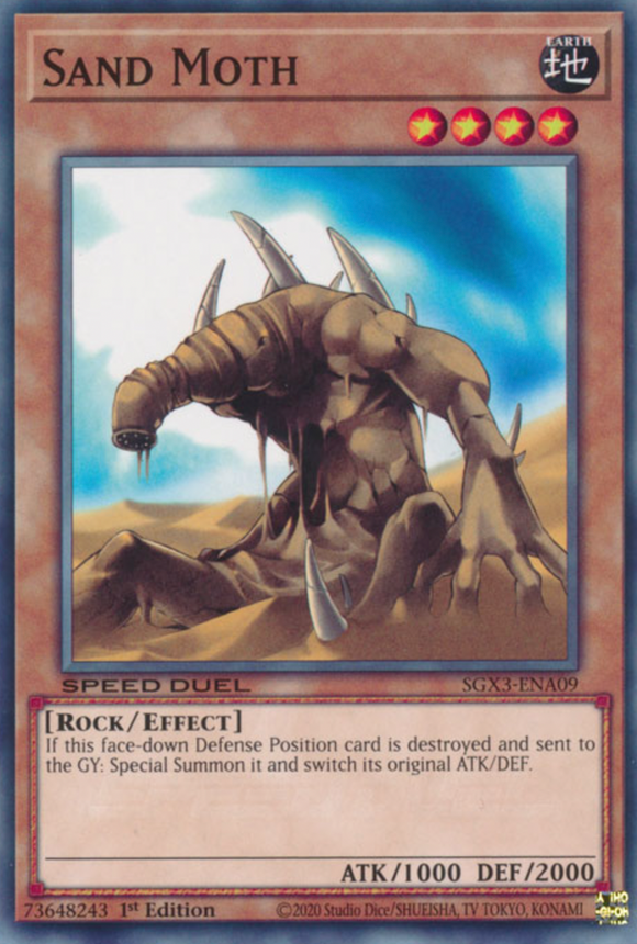 Sand Moth - SGX3-ENA09 - Common 1st Edition