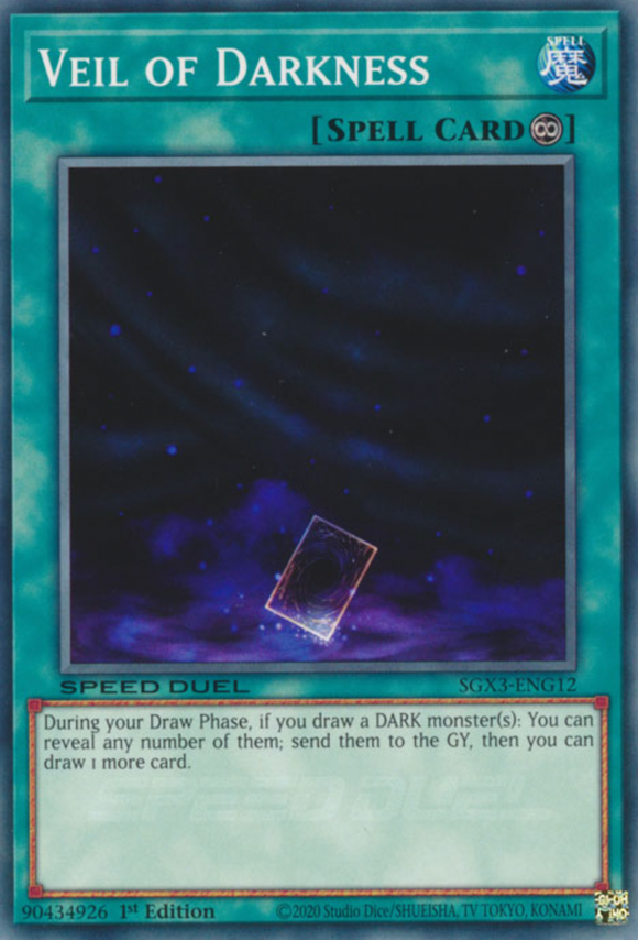 Veil of Darkness - SGX3-ENG12 - Common 1st Edition