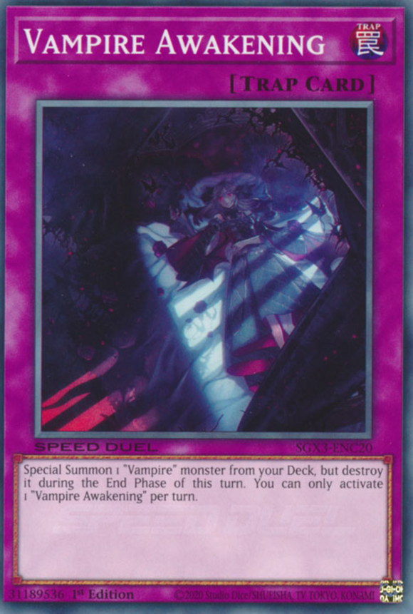 Vampire Awakening - SGX3-ENC20 - Common 1st Edition