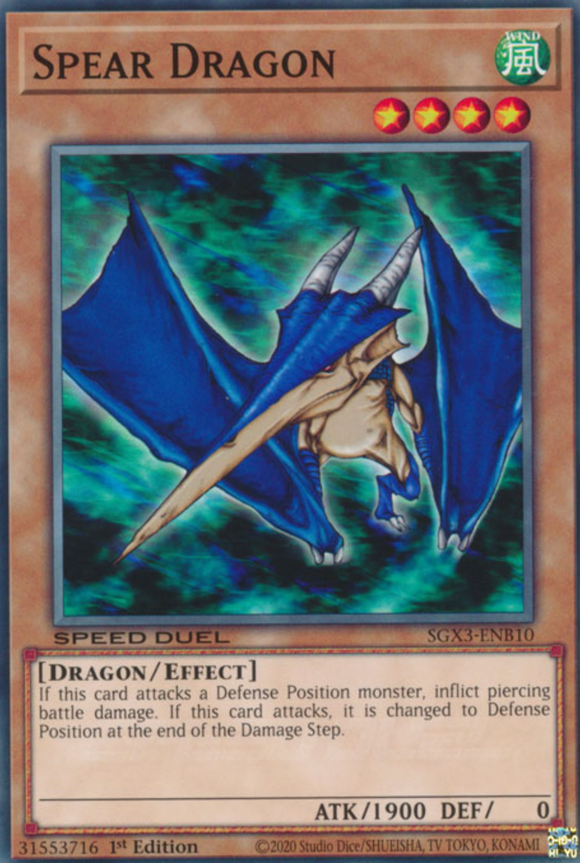 Spear Dragon - SGX3-ENB10 - Common 1st Edition