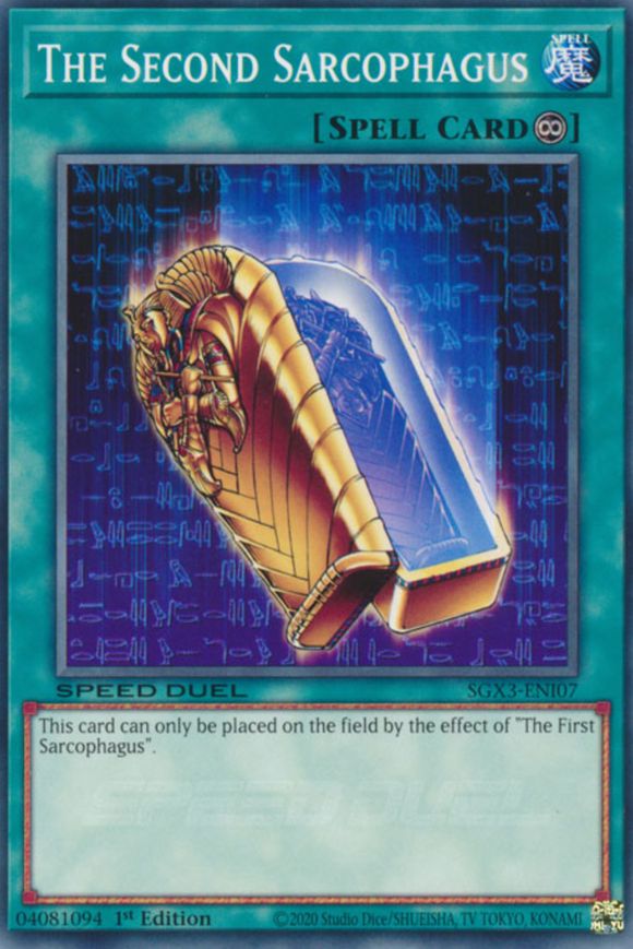 The Second Sarcophagus - SGX3-ENI07 - Common 1st Edition