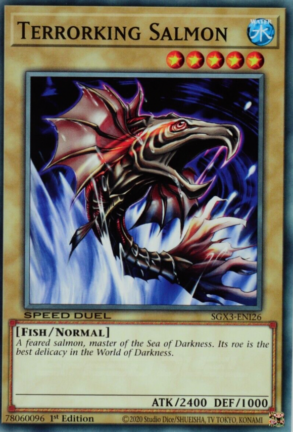 Terrorking Salmon - SGX3-ENI26 - Common 1st Edition