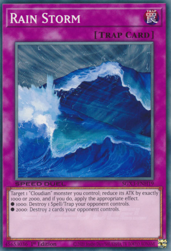Rain Storm - SGX3-ENH19 - Common 1st Edition
