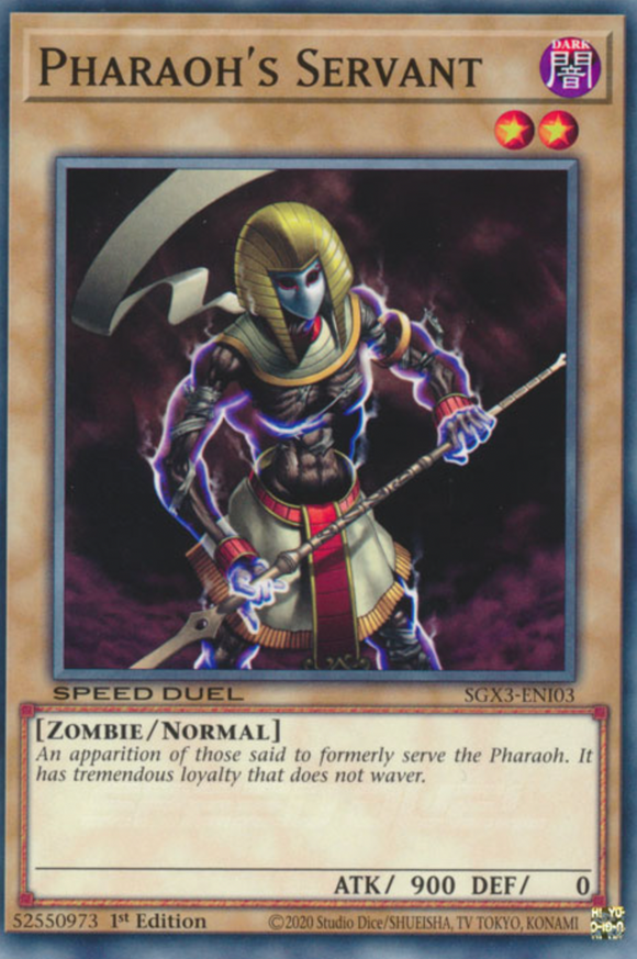 Pharaoh's Servant - SGX3-ENI03 - Common 1st Edition