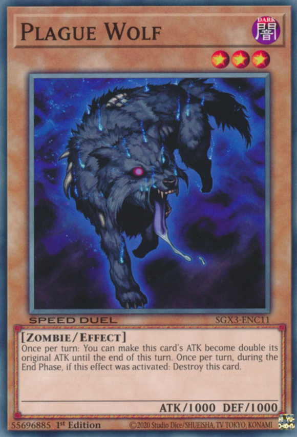 Plague Wolf - SGX3-ENC11 - Common 1st Edition