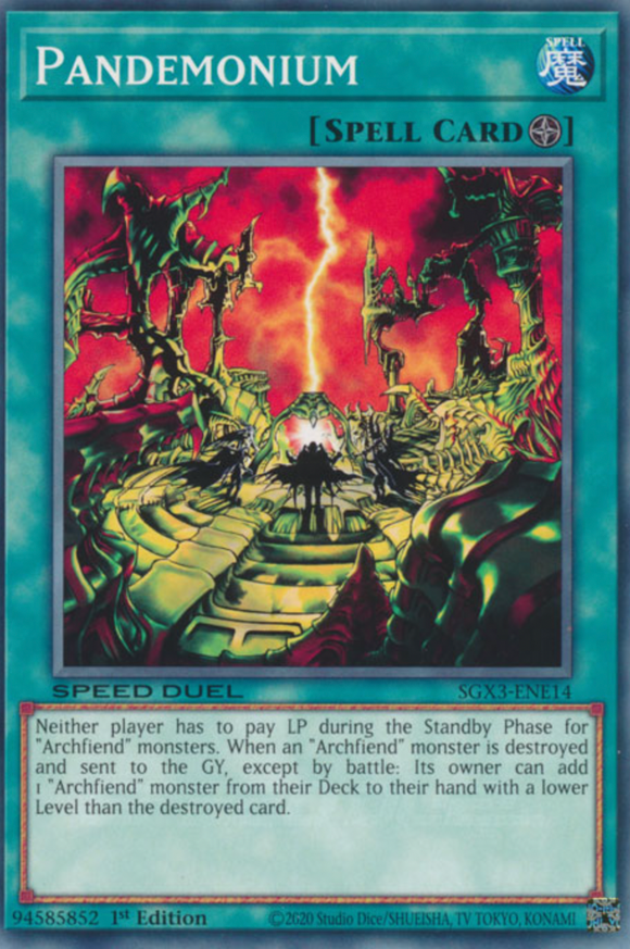 Pandemonium - SGX3-ENE14 - Common 1st Edition