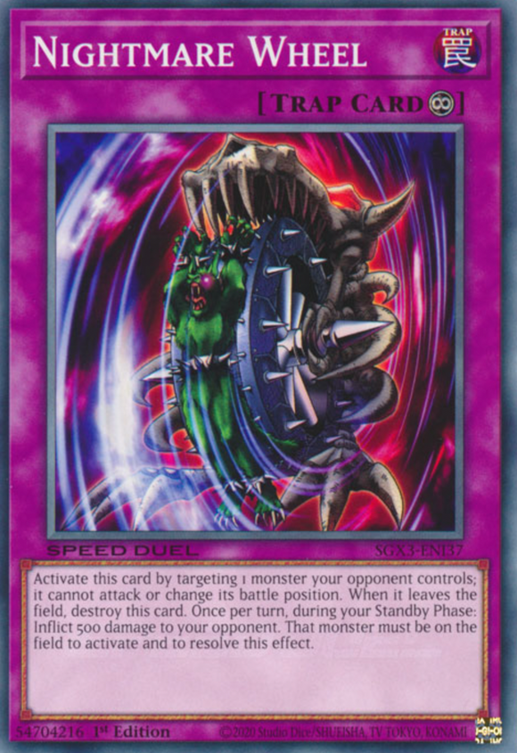 Nightmare Wheel - SGX3-ENI37 - Common 1st Edition