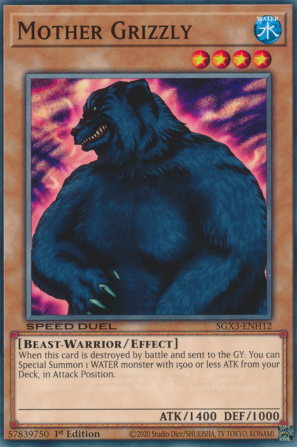 Mother Grizzly - SGX3-ENH12 - Common 1st Edition