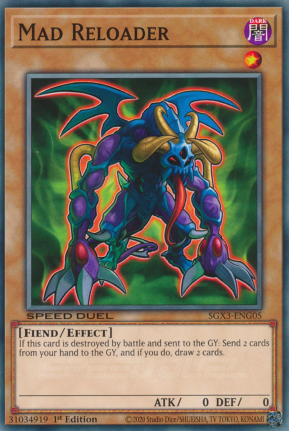 Mad Reloader - SGX3-ENG05 - Common 1st Edition