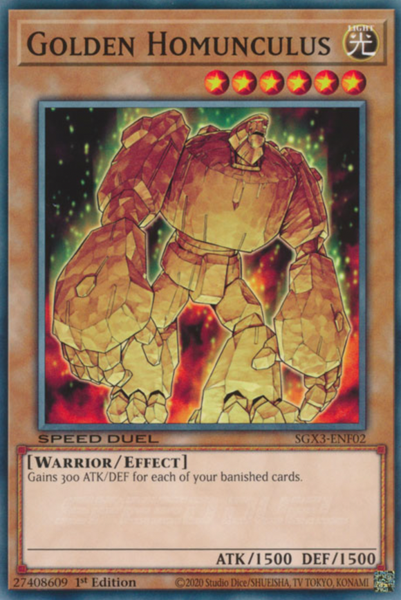 Golden Homunculus - SGX3-ENF02 - Common 1st Edition
