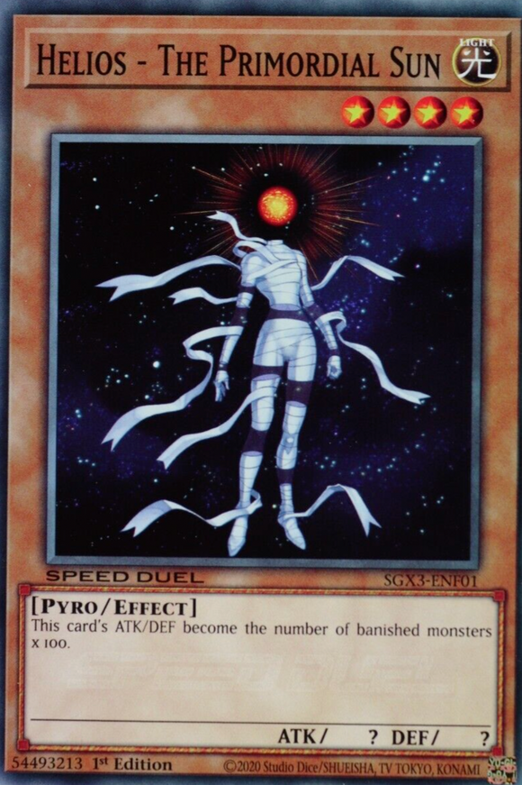 Helios - The Primordial Sun - SGX3-ENF01 - Common 1st Edition
