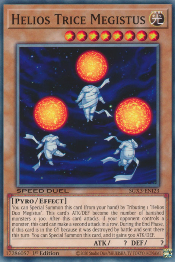Helios Trice Megistus - SGX3-ENI23 - Common 1st Edition