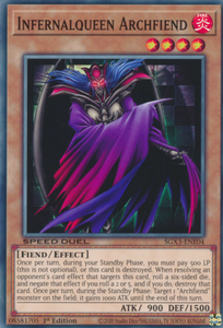 Infernalqueen Archfiend - SGX3-ENE04 - Common 1st Edition