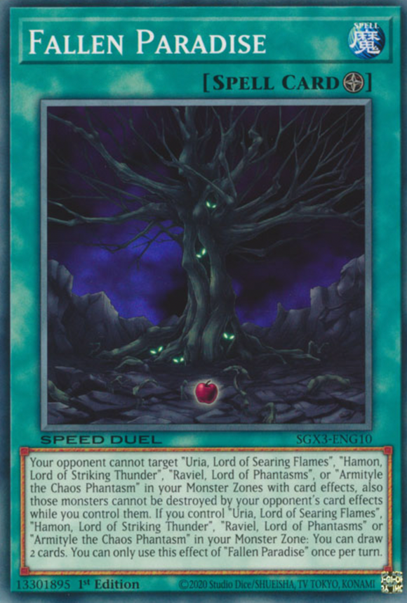 Fallen Paradise - SGX3-ENG10 - Common 1st Edition