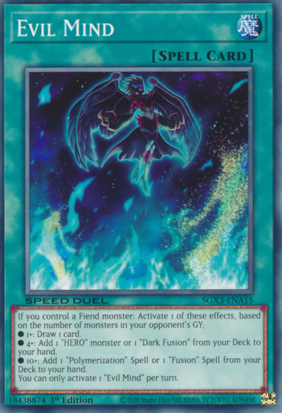 Evil Mind - SGX3-ENA15 - Common 1st Edition