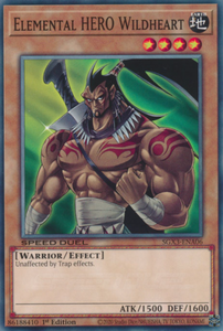 Elemental HERO Wildheart - SGX3-ENA06 - Common 1st Edition