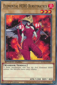 Elemental HERO Burstinatrix - SGX3-ENA03 - Common 1st Edition