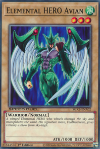 Elemental HERO Avian - SGX3-ENA02 - Common 1st Edition