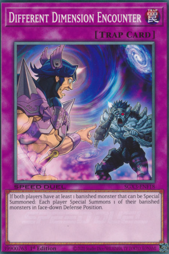 Different Dimension Encounter - SGX3-ENF18 - Common 1st Edition