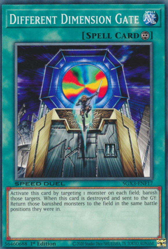 Different Dimension Gate - SGX3-ENF17/SGX3-ENG14 - Common 1st Edition