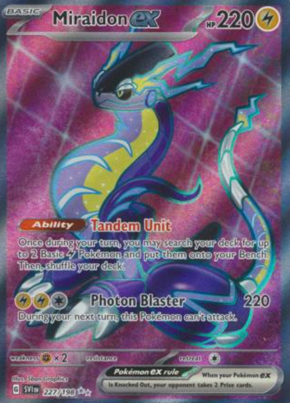 Miraidon ex - 227/198 - Full Art Secret Rare