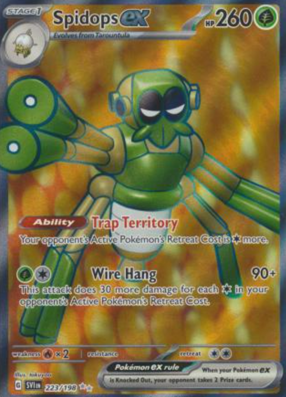 Spidops ex - 223/198 - Full Art Secret Rare