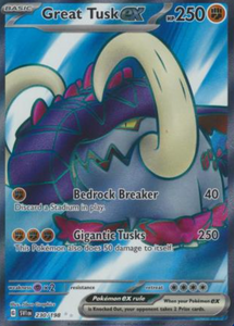 Great Tusk ex - 230/198 - Full Art Secret Rare