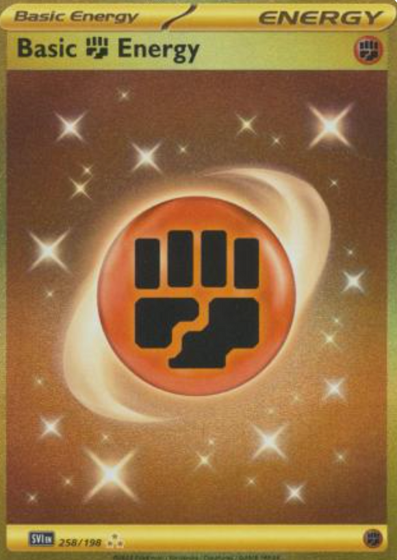 Fighting Energy - 258/198 - Gold Secret Rare