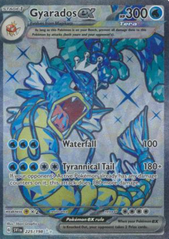 Gyarados ex - 225/198 - Full Art Secret Rare
