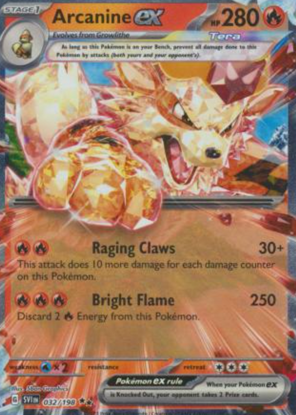 Arcanine ex - 032/198 - Ultra Rare