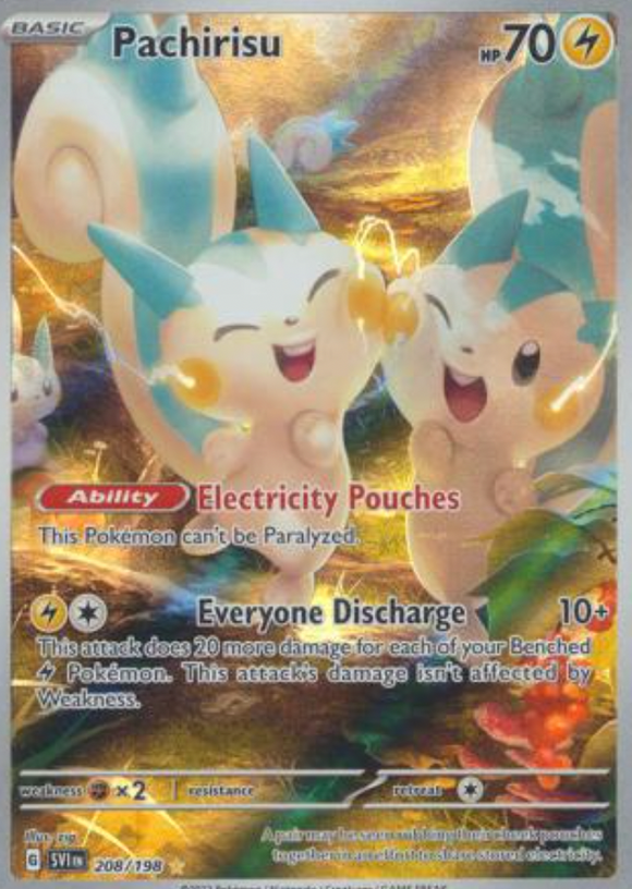 Pachirisu - 208/198 - Illustration Rare