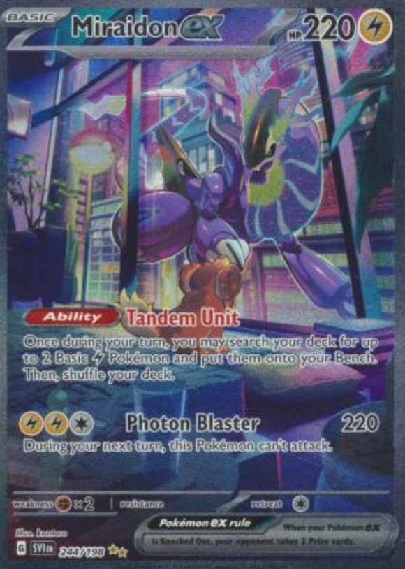 Miraidon ex - 244/198 - Special Illustration Rare