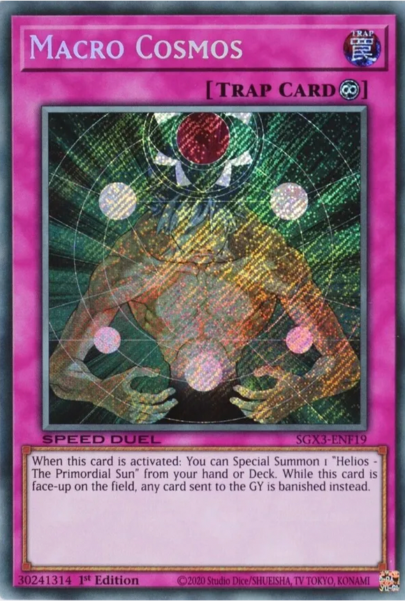 Macro Cosmos - SGX3-ENF19 - Secret Rare 1st Edition