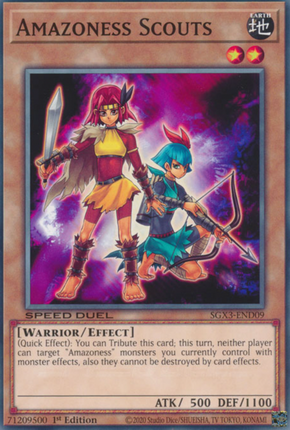 Amazoness Scouts - SGX3-END09 - Common 1st Edition