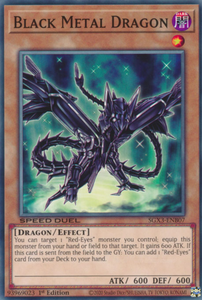 Black Metal Dragon - SGX3-ENB07 - Common 1st Edition