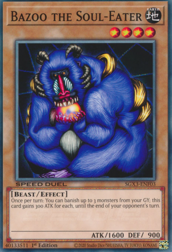 Bazoo the Soul-Eater - SGX3-ENF03 - Common 1st Edition