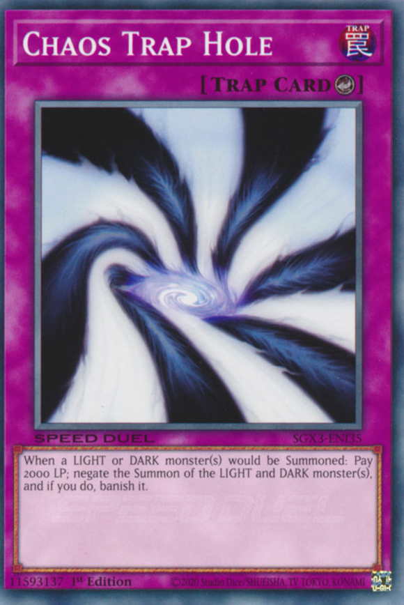 Chaos Trap Hole - SGX3-ENI35 - Common 1st Edition
