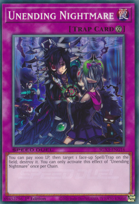 Unending Nightmare - SGX3-ENG16 - Common 1st Edition