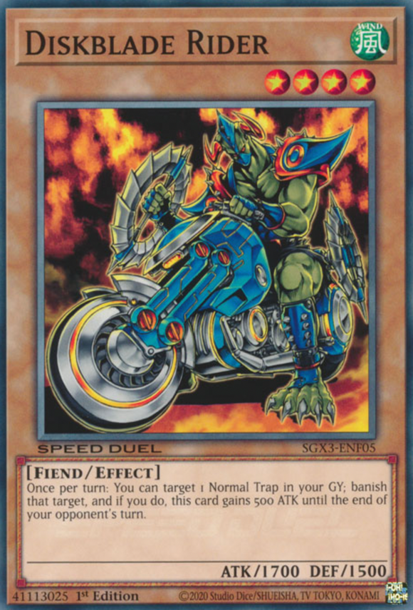 Diskblade Rider - SGX3-ENF05 - Common 1st Edition