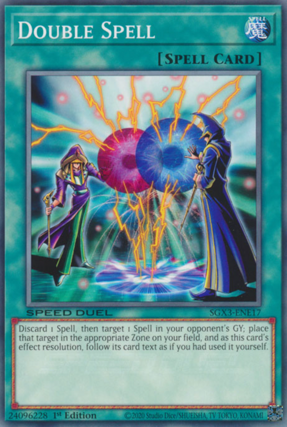 Double Spell - SGX3-ENE17 - Common 1st Edition