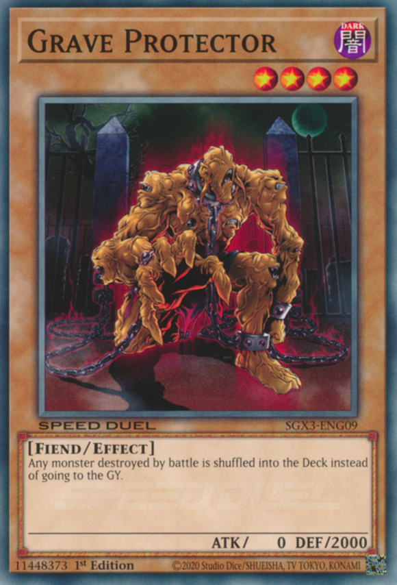 Grave Protector - SGX3-ENG09 - Common 1st Edition