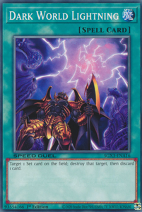 Dark World Lightning - SGX3-ENA16 - Common 1st Edition