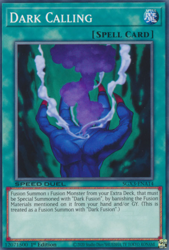 Dark Calling - SGX3-ENA14 - Common 1st Edition