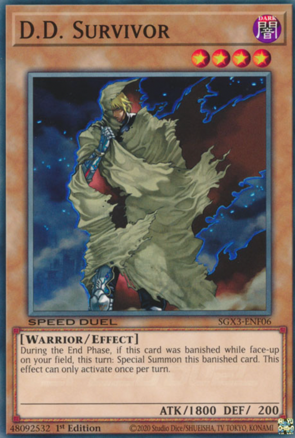 D.D. Survivor - SGX3-ENF06 - Common 1st Edition
